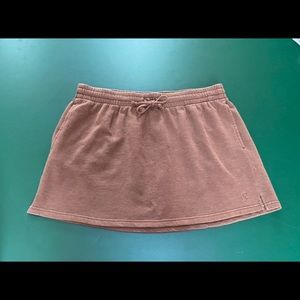 NWT XL Brown Fleece Skirt from Victorias Secret PINK